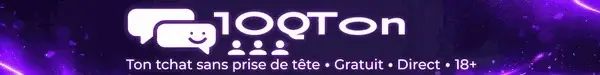10QTon — Tchat gratuit · Direct · 18+